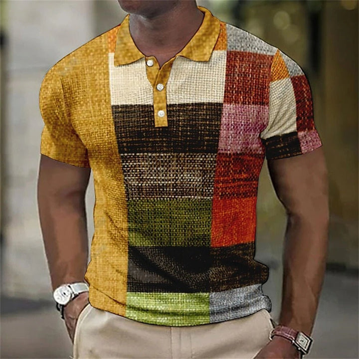 Levoire | Cueillette Du Vin Chemise À Carreaux Jaune Multicolore