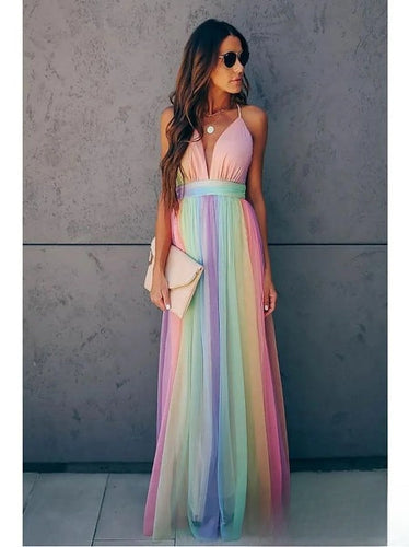 Levoire | Robe Swing Femme Avec Décolleté En V Élégante, Flottante & Confortable
