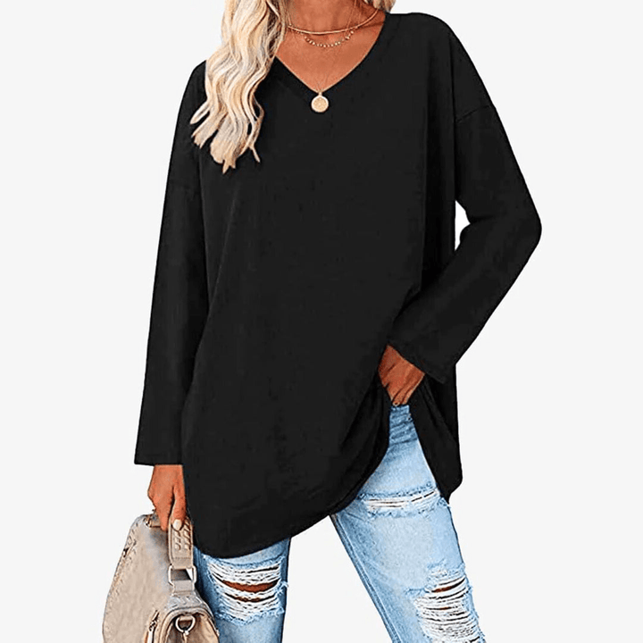 Levoire | Pull Femme Pull Élégant Avec Manches Longues Tenue Décontractée & Confort Noir