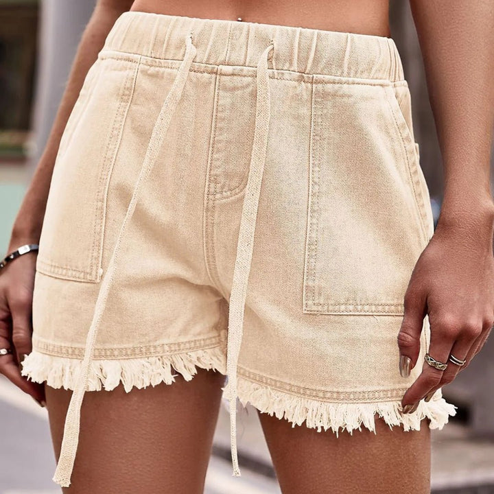 Levoire | Pantalons Courts Élégants Pour Femmes Pantalon beige
