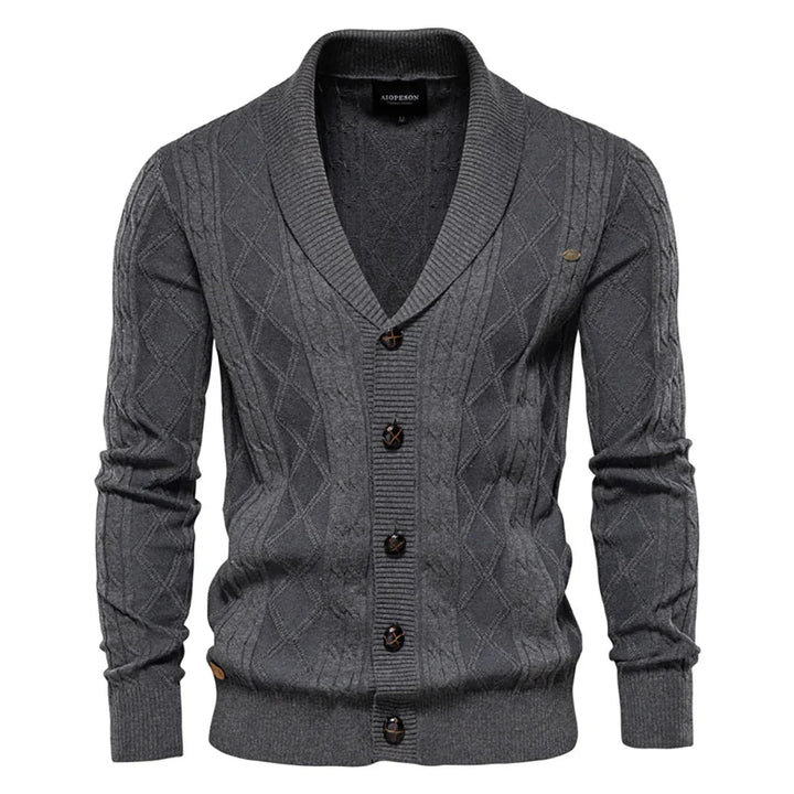Levoire | Veste Pour Homme En Maille Avec Boutons
