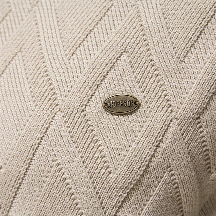 Levoire | Pull Pour Hommes À Motif À Carreaux