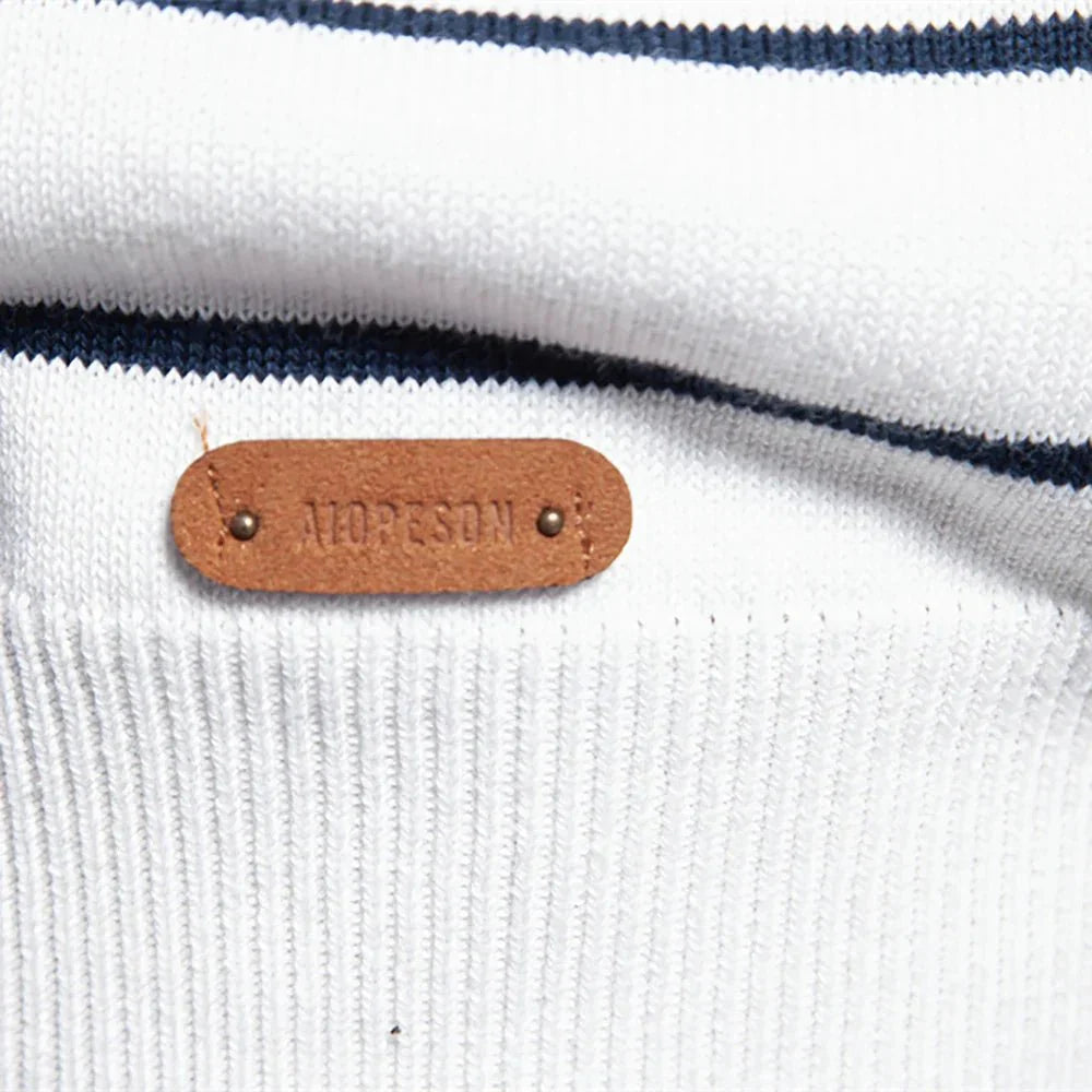 Levoire | Pull Homme Avec Motif Rayé