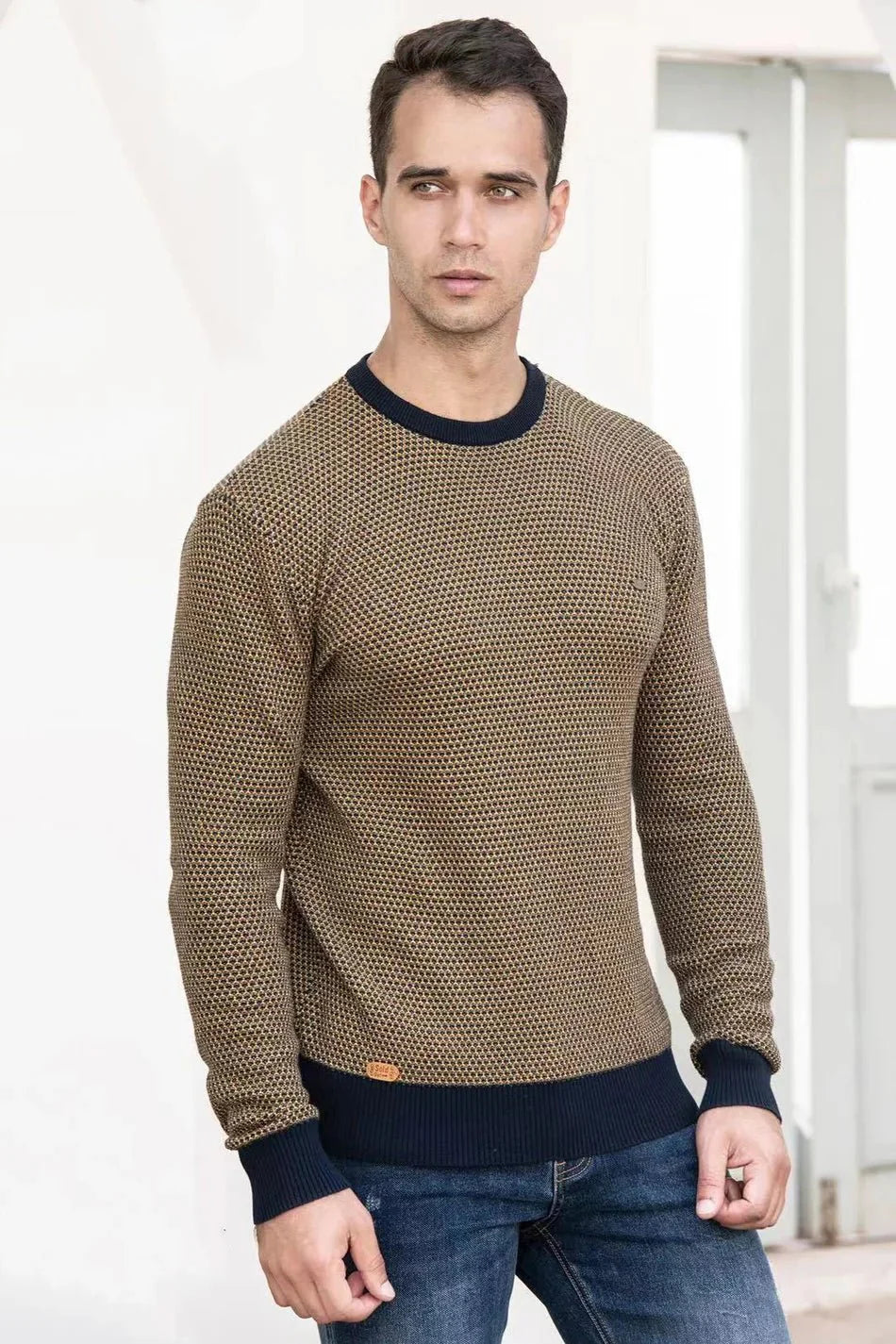 Levoire | Pull Pour Hommes Avec Motif Losanges