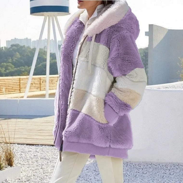 Levoire | Veste En Polaire Avec Sensation De Cachemire Pour Femmes Violet