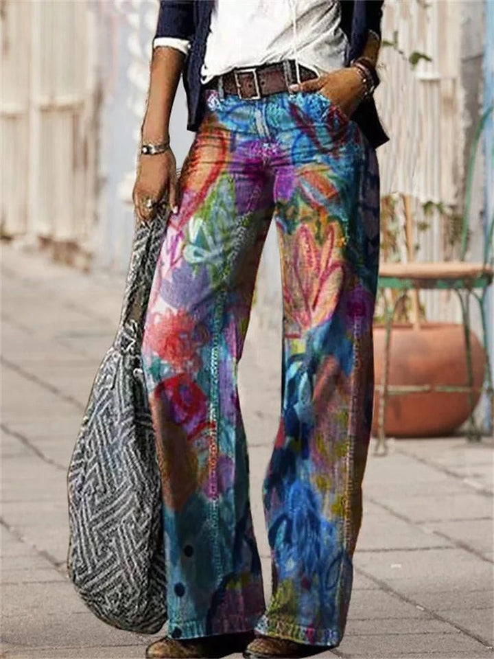 Levoire | Pantalon En Jean En Twill De Coton De Haute Qualité Lila