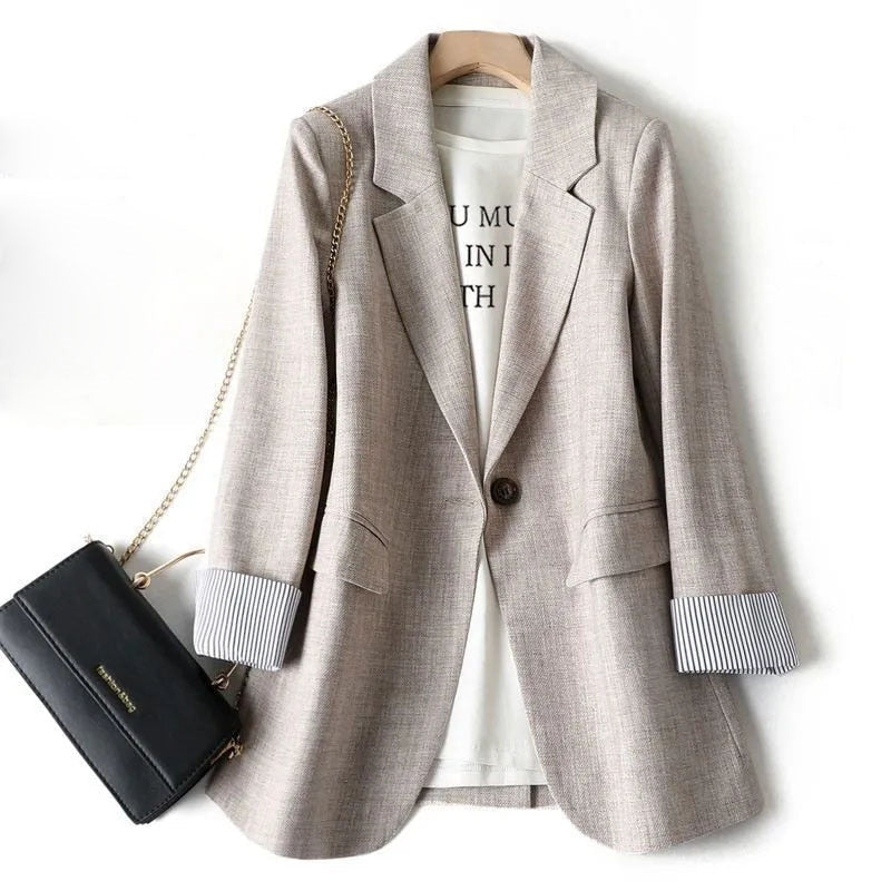 Levoire | Veste Élégante Design abricot