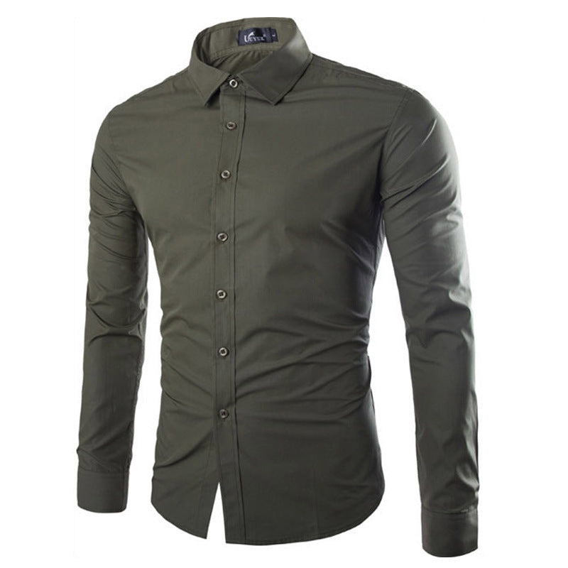 Levoire | Chemise Levoire | Coupe Slim Hommes Vert