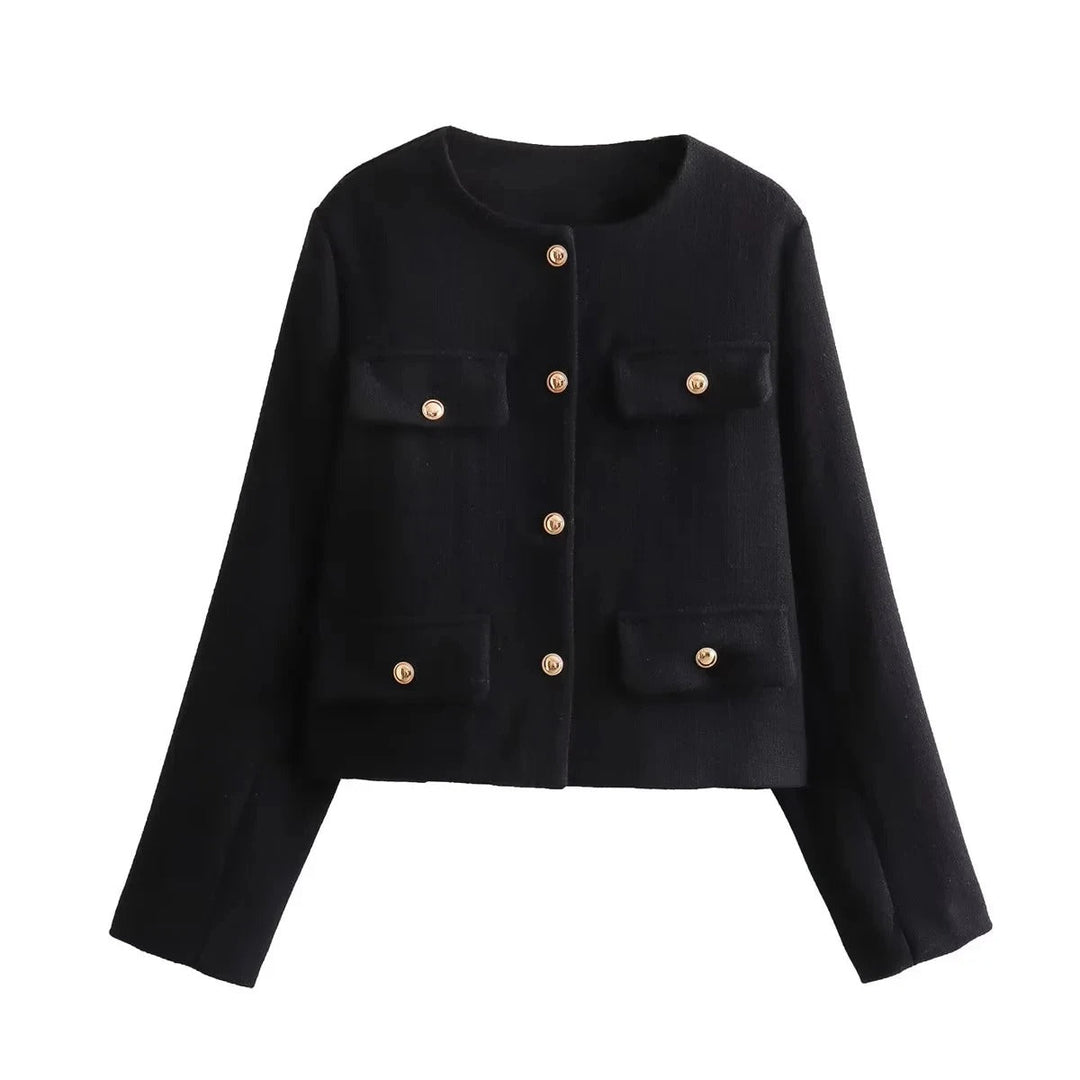 Levoire | Chic Veste D'Été Décontractée Noir
