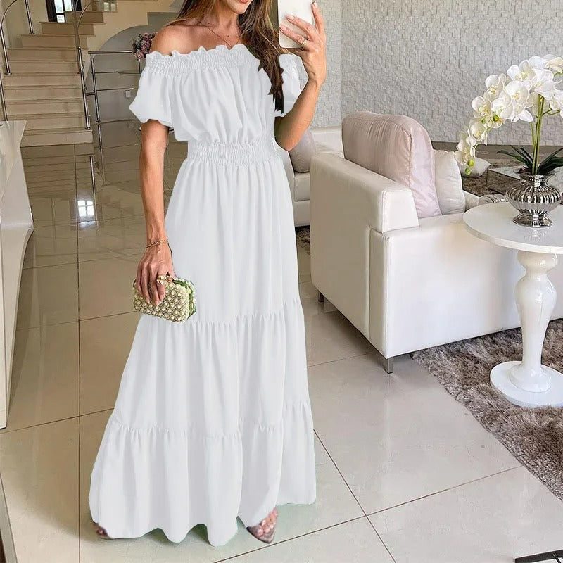 Levoire | Robe À Épaules Dénudées Blanc