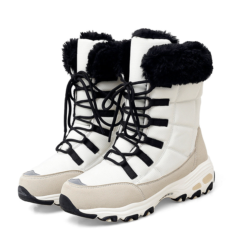 Levoire | Chaussures de randonnée à semelle lisse visibles Blanc