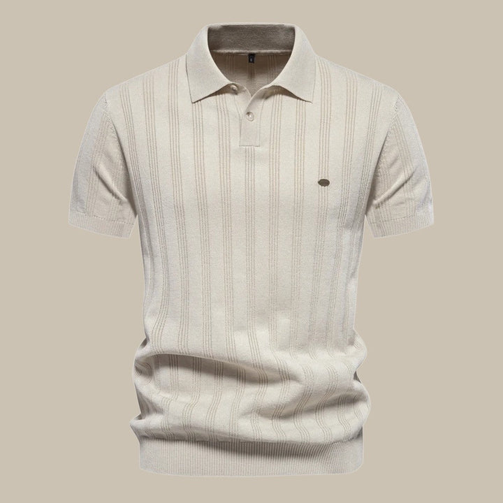 Levoire | Polo En Mérinos Élégant Pour Hommes khaki