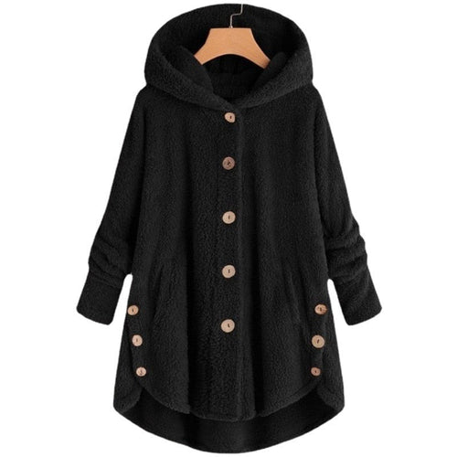 Levoire | Veste En Fleece Chaude Et Confortable À Mi-Longue Avec Capuche