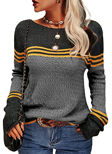 Levoire | Pull Rayé Femme Noir