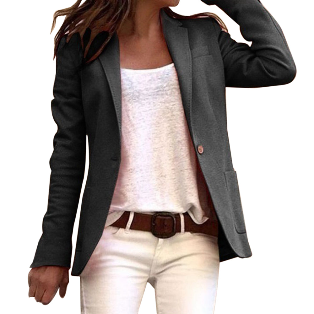 Levoire | Blazer Ajusté Avec Fermeture À Boutons Noir