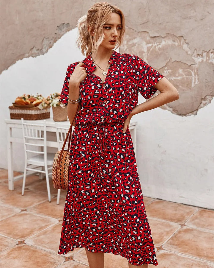 Levoire | Robe Intemporelle De Cueillette De Vin Rot