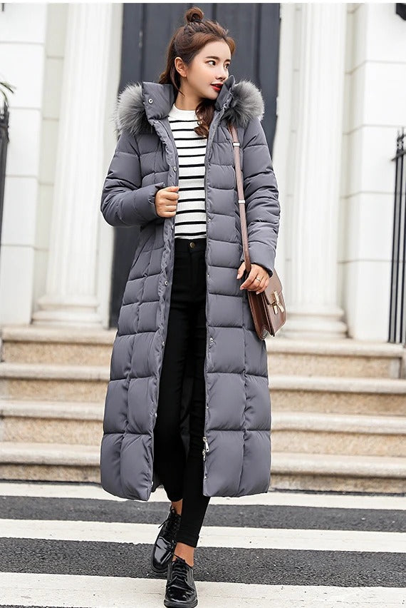 Levoire | Parka Matelassée Pour Femme Gris Foncé