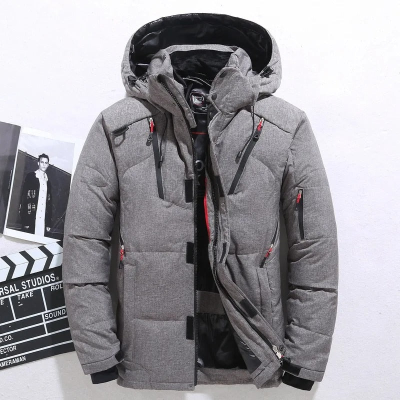 Levoire | Parka D'Hiver Homme En Duvet Grau