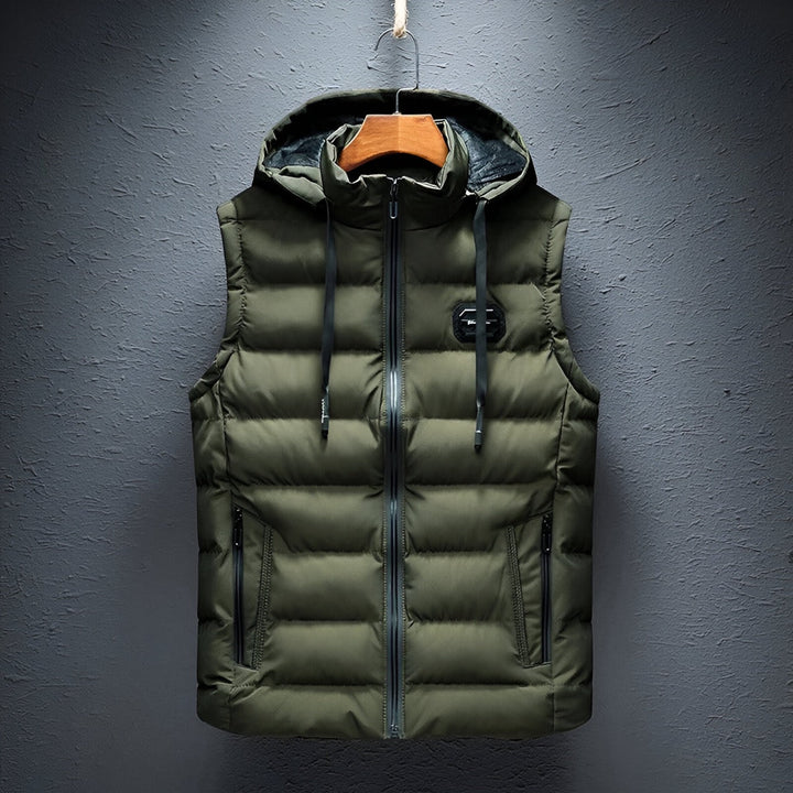 Levoire | Hoodie Gilet Pour Hommes Vert