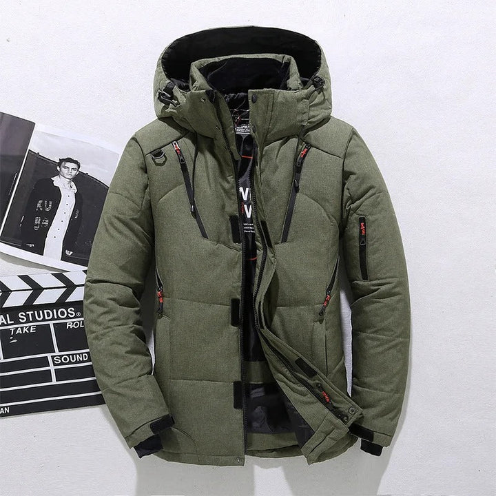 Levoire | Parka D'Hiver Homme En Duvet Vert