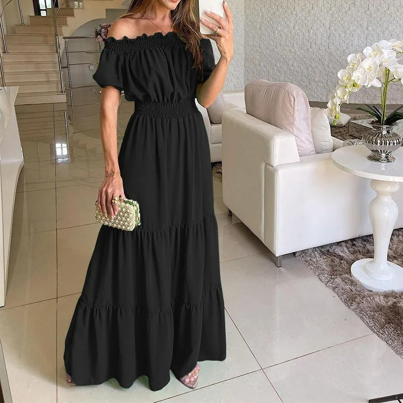 Levoire | Robe À Épaules Dénudées Noir