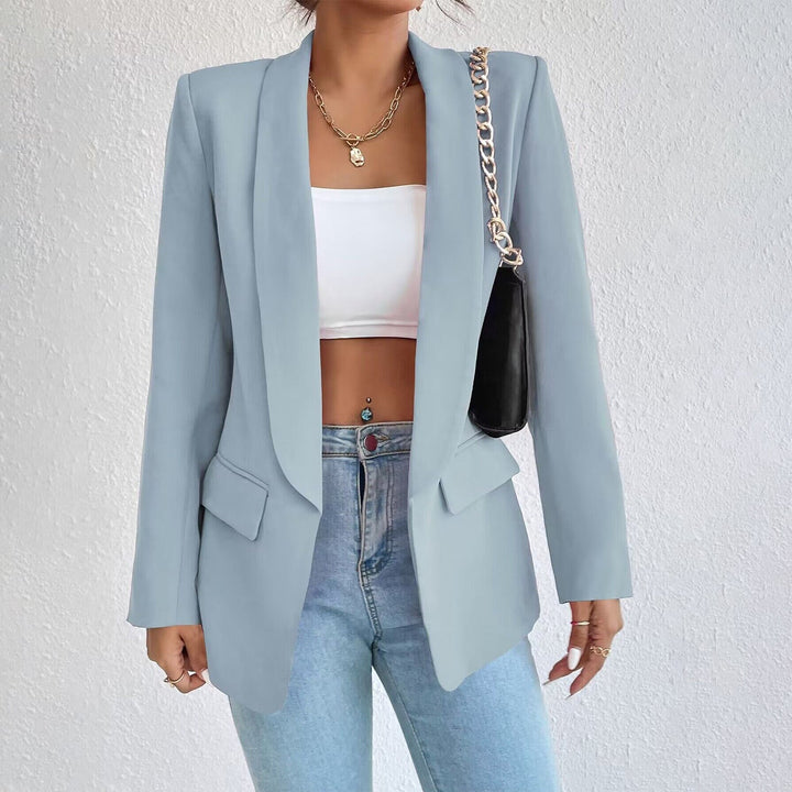 Levoire | Veste Élégante À Manches Longues Au Style High Street Bleu clair