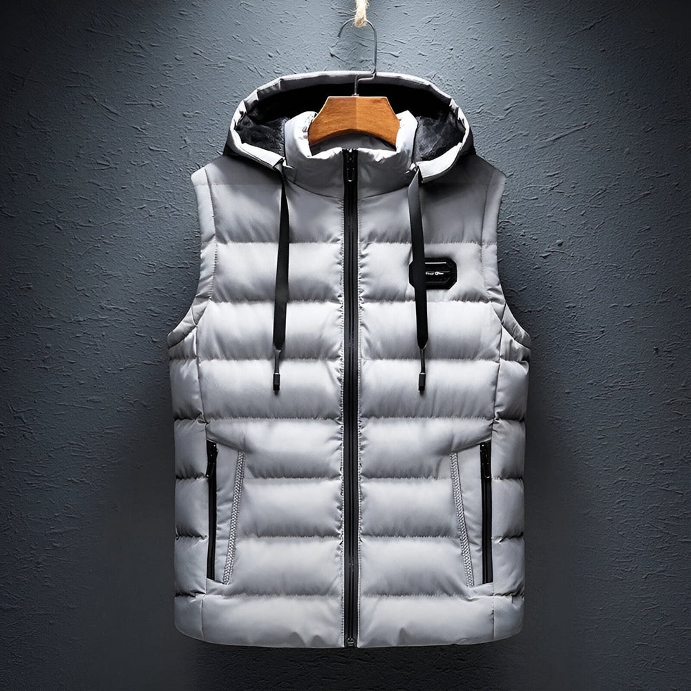 Levoire | Gilet De Sport Avec Capuche Blanc