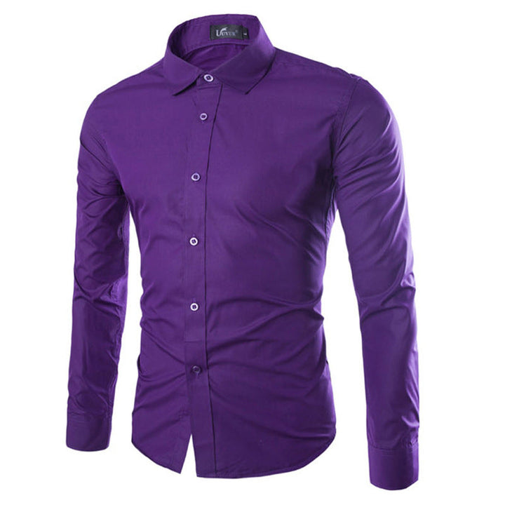 Levoire | Chemise Levoire | Coupe Slim Hommes Violet