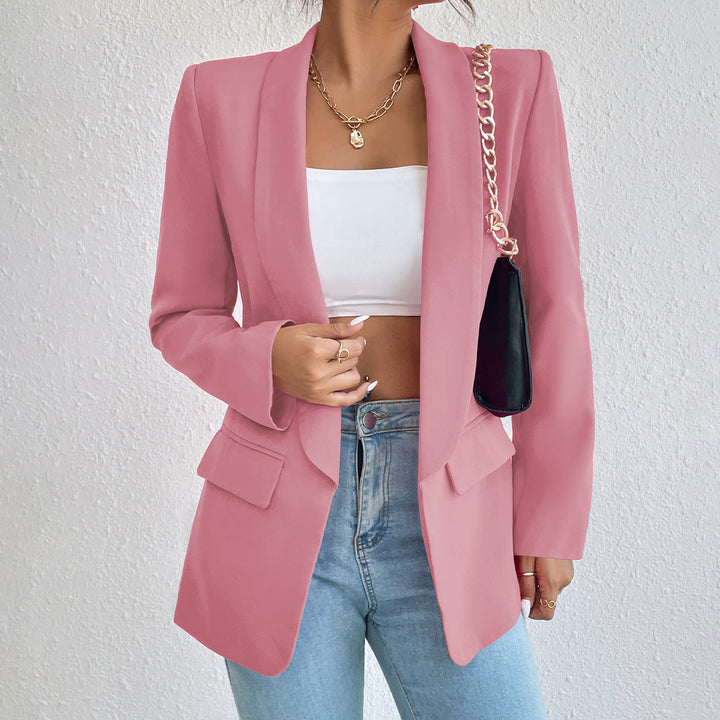 Levoire | Veste Élégante À Manches Longues Au Style High Street Rose clair