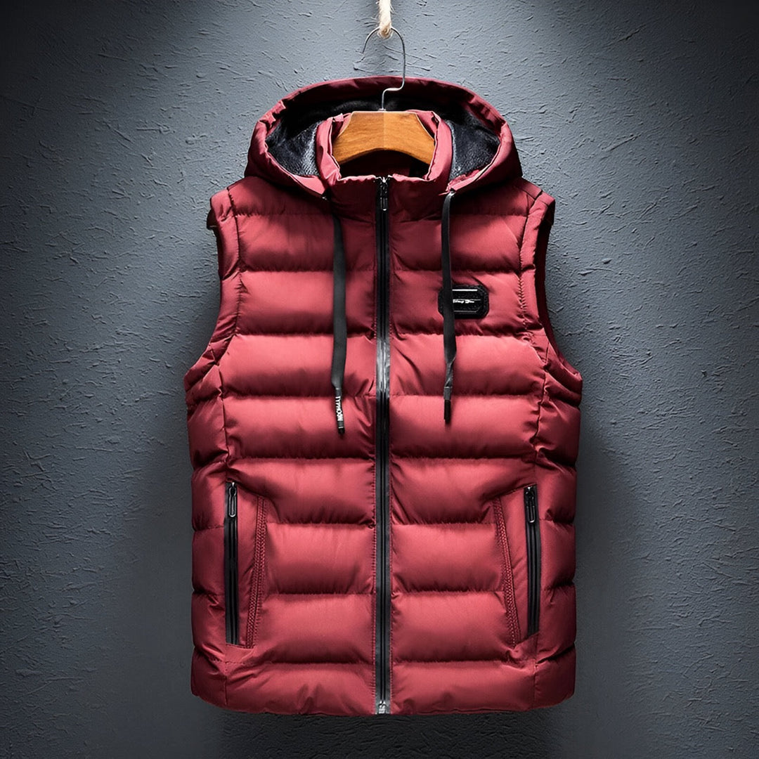 Levoire | Gilet À Capuche Sport Rouge