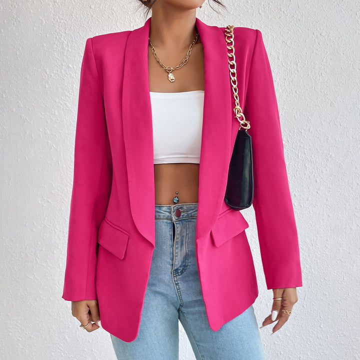 Levoire | Veste Élégante À Manches Longues Au Style High Street Rosa