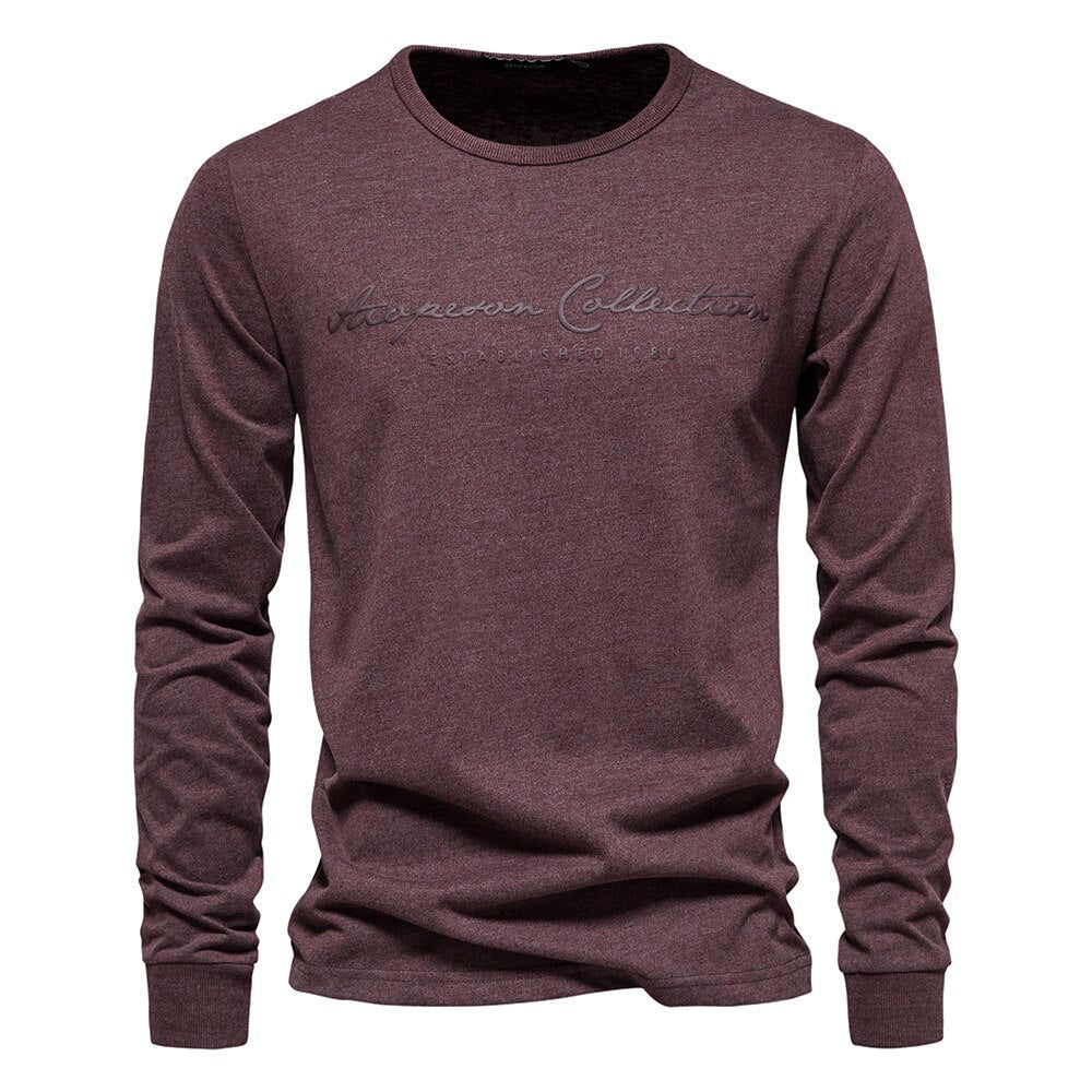 Levoire | Pull Décontracté Confortable Vin rouge