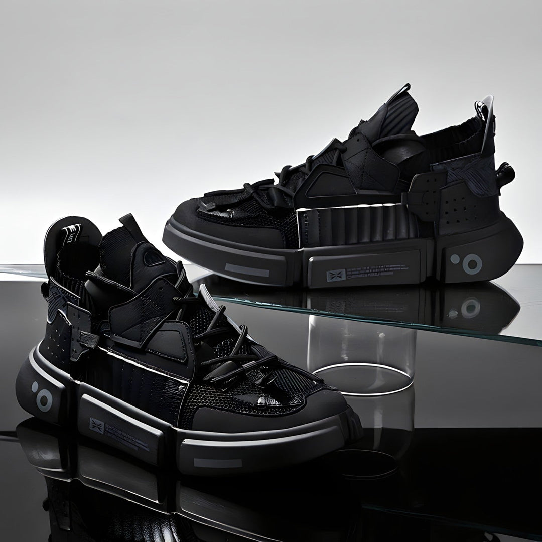 Levoire | Sneakers De Streetwear Couleurs Diverses Noir