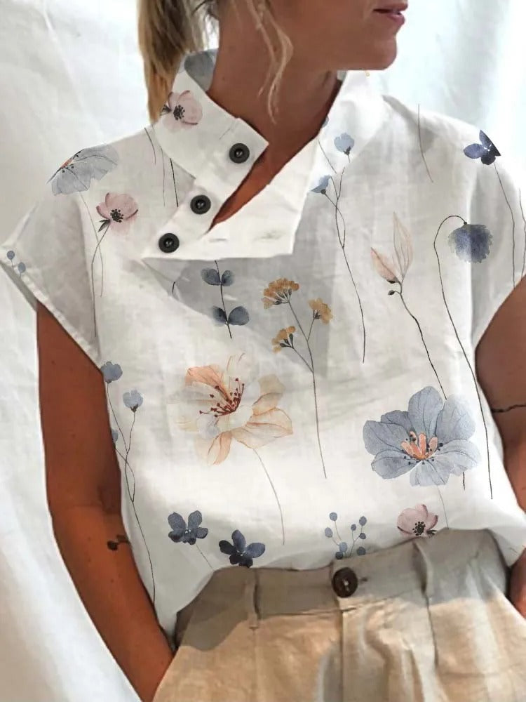 Levoire | Top met gezellige print Imprimé fleuri 2