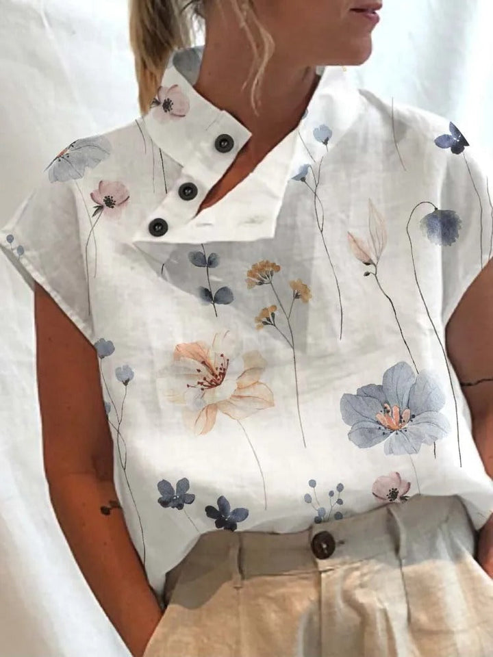 Levoire | Top met gezellige print Imprimé fleuri 2