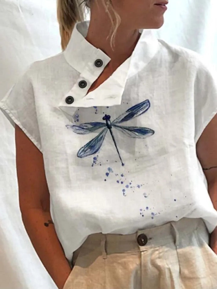 Levoire | Top À Imprimé Floral Libellule 2