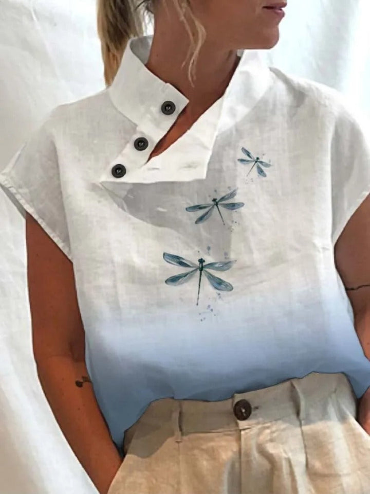 Levoire | Top met gezellige print Libellule 1