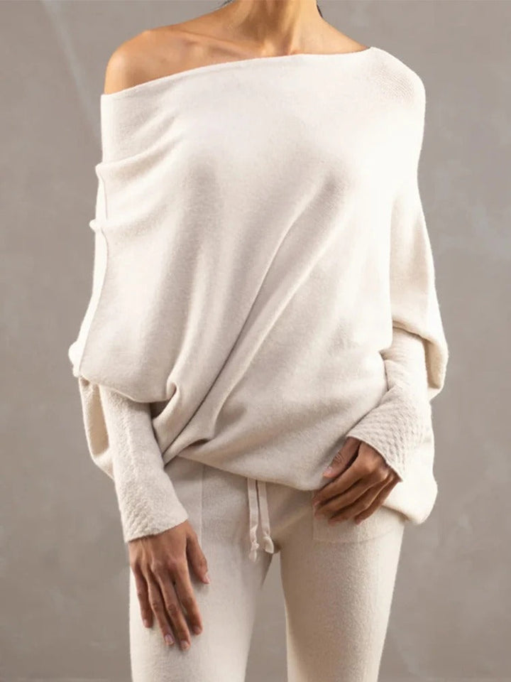 Levoire | Blouse Asymétrique Drapée Abricot Taille unique