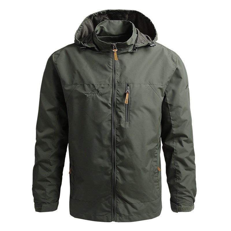 Levoire | Veste softshell à manches longues avec zip Vert