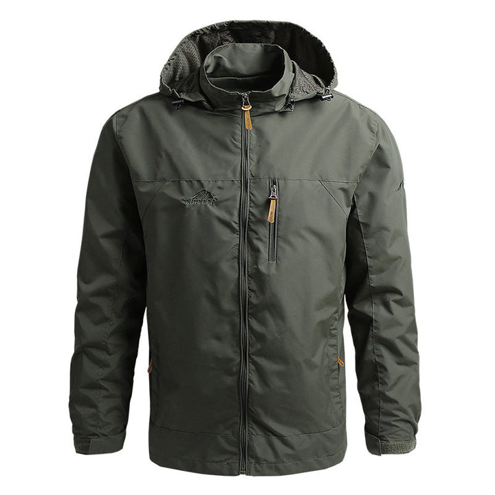 Levoire | Veste softshell à manches longues avec zip Vert