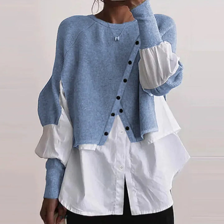 Levoire | Top élégant Bleu clair