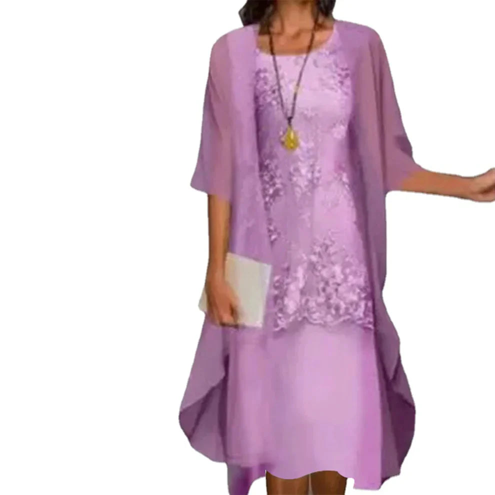 Levoire | Robe midi à motifs floraux Lila