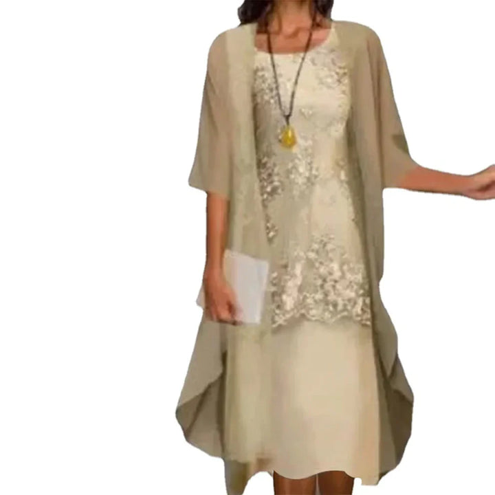 Levoire | Robe midi à motifs floraux Gelb
