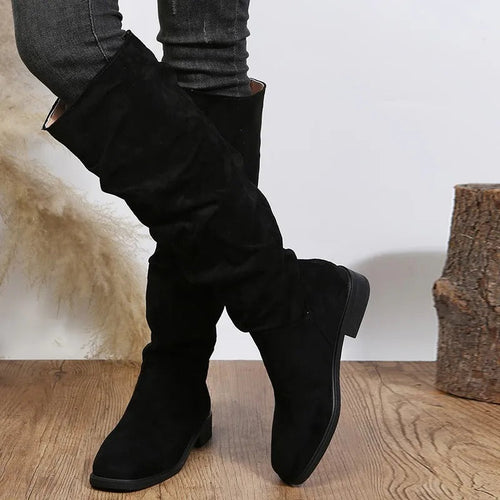 Levoire | Botte Élégante Et Confortable Haute Cuisse Avec Talon Moyen
