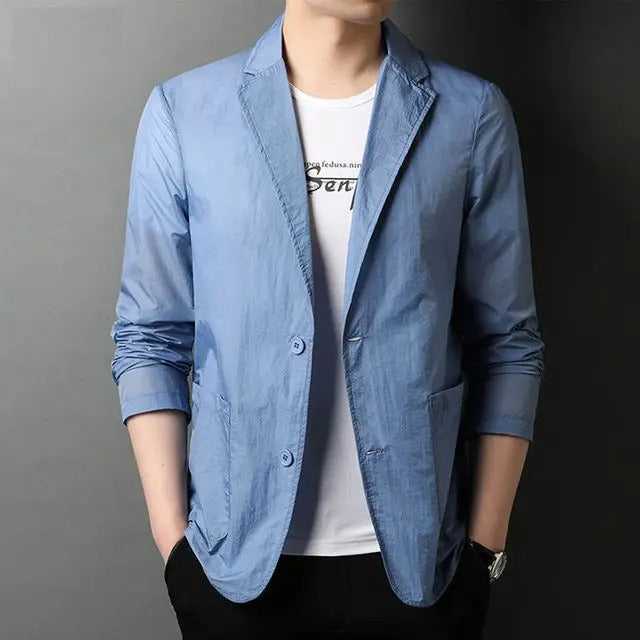 Levoire | Blazer Élégant Pour Hommes bleu