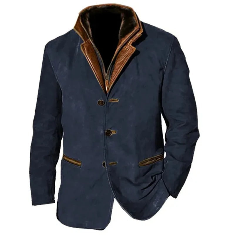 Levoire | Veste D'Automne Pour Hommes Bleu