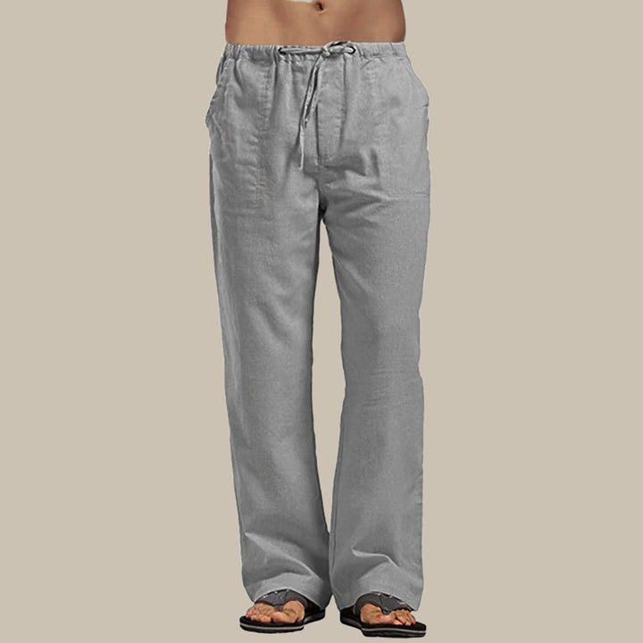Levoire | Pantalons D'Été En Tissu Élégants Pour Hommes gris foncé