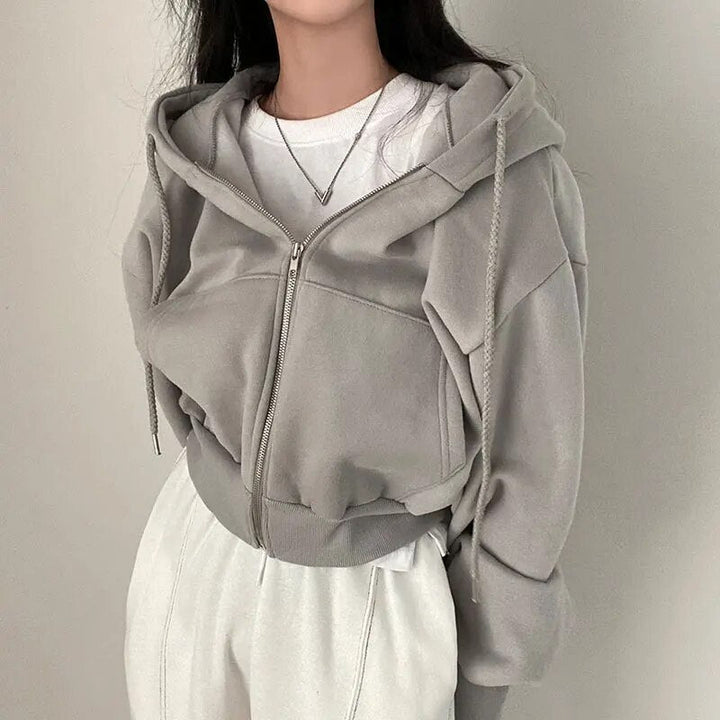 Levoire | Yliiso Cropped Sweatshirt Gris