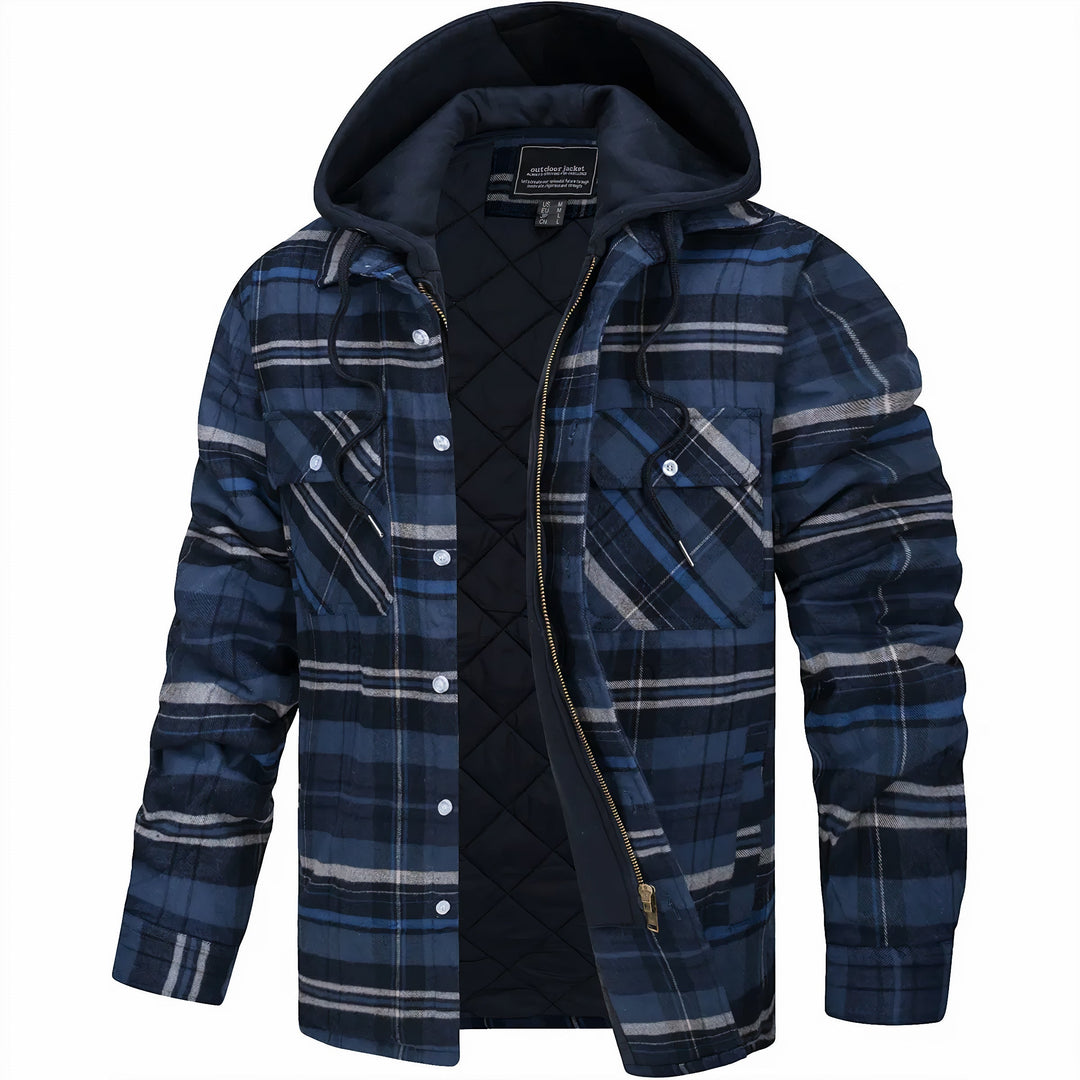 Levoire | Veste De Printemps Confortable Pour Hommes Bleu foncé