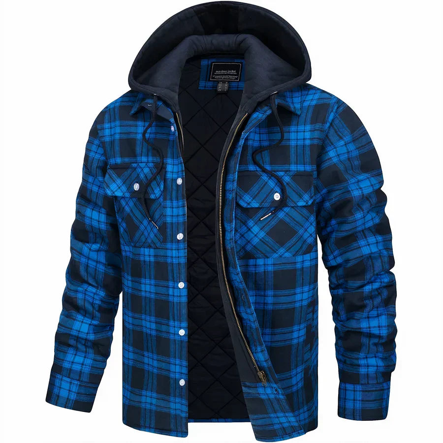 Levoire | Cool Karojacket Bleu